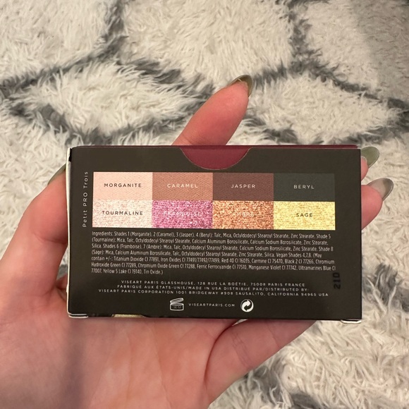 VISEART - NWT Petit Pro Trois Eyeshadow Palette - 8 Colors - Picture 3 of 3